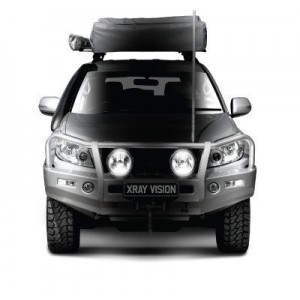طقم كشافات Xray Vision 220 Series HID (حبتين) - مزيج العدسة الزرقاء وعدسة الانتشار الشفافة